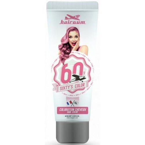 Crème Colorante Sixty's Color - Rose Hairgum 60ml 
