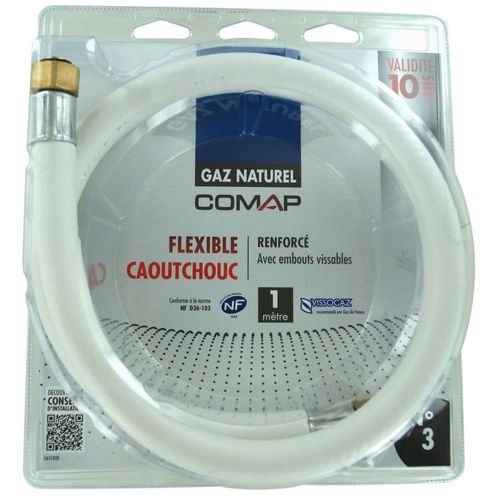 Flexible Caoutchouc COMAP 1m Gaz Naturel