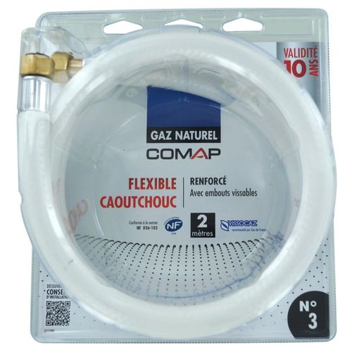 Flexible Caoutchouc COMAP 2m Gaz Naturel