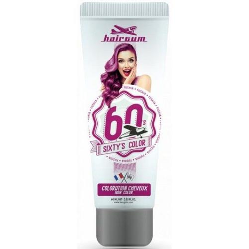 Crème Colorante Sixty's Color - Fushia Hairgum 60ml 