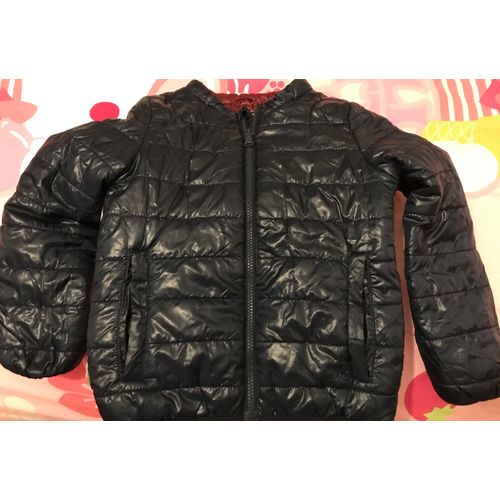 Doudoune Ultra Légère Bleue Doublée Bordeau Enfant 8 Ans Kiabi