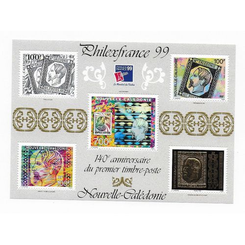 Nouvelle-Caledonie 1999 : "Philexfrance 99" : Exposition Philatélique Internationale, À Paris. 140è Anniversaire Du 1er Timbre-Poste De Nouvelle-Calédonie - Bloc-Feuillet Neuf ** Cote 40 