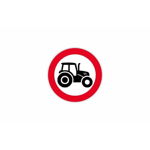 Autocollant Sticker Signalisation Plaque Porte Panneau Attention Tracteur