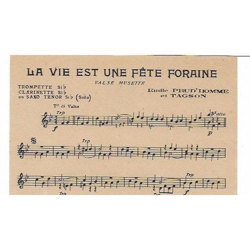 La Vie Est Une Fête Foraine