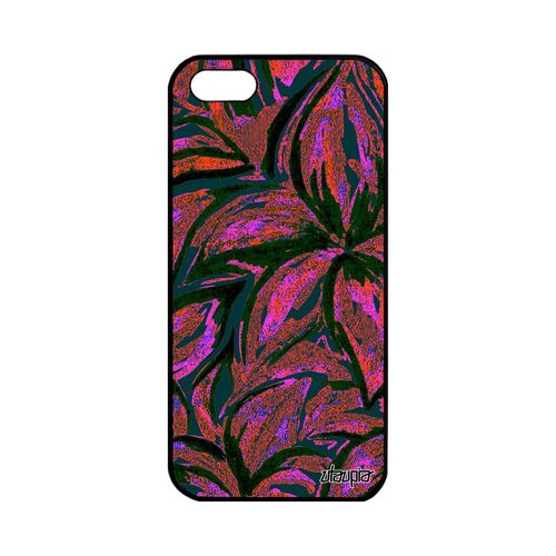 Coque Apple Iphone 5 5s Se Silicone Fleurs Floral Mobile Bouquet 32 Go Coloré Telephone De Protection Case Rose Motif Texture Nature