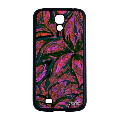 Coque En Silicone Samsung Galaxy S4 Fleurs Telephone Original Nature Design Housse Floral Texture Bouquet Mobile Motif Peinture Rose