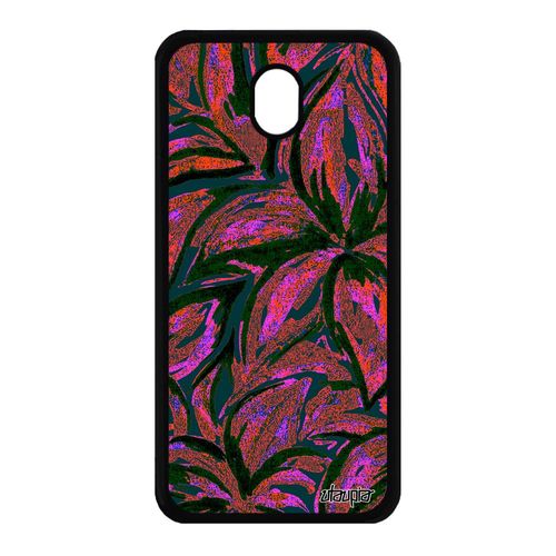 Coque Antichoc Pour Samsung Galaxy J7 2017 Pro Silicone Fleurs Bumper Rose Peinture Bouquet Texture Aluminium Case Caoutchouc 4g De