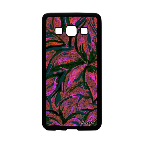Coque En Silicone De Protection A3 2015 Fleurs Mobile Telephone Bouquet Motif Case Texture Rose Coloré Made In France Samsung Galaxy