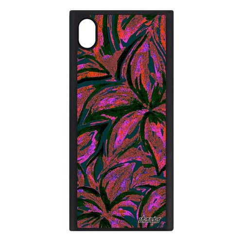 Coque Sony Xperia Xa1 Silicone Fleurs Design Bouquet Nature Texture Tpu Rose Coloré Motif Peinture Etui Personnalisé Made In France