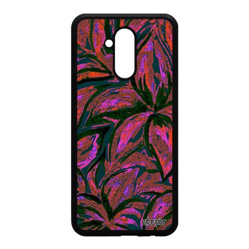 Coque Pour Huawei Mate 20 Lite Silicone Fleurs Rose Housse De Protection Motif Bouquet Mobile Coloré Texture Floral Telephone Nature