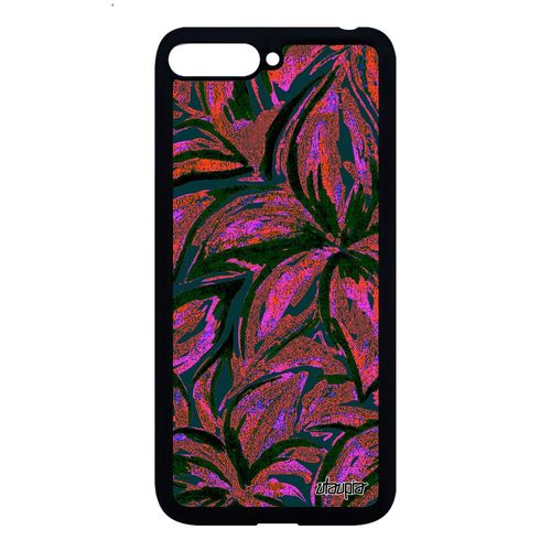 Coque En Silicone Fleurs Huawei Y6 2018 Floral Bouquet Design Peinture Antichoc Cover Texture Motif De Protection Nature Coloré Rose