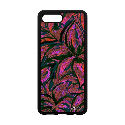Coque En Silicone Honor 10 Fleurs Texture Smartphone Case Design Nature Etui Motif Bouquet Coloré Dessin Rose Floral Peinture Souple