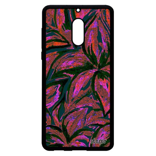 Coque Fleurs Nokia 6 En Silicone Design Bouquet Peinture Coloré Rigide Etui Motif De Protection Dessin Rose Nature Floral Texture