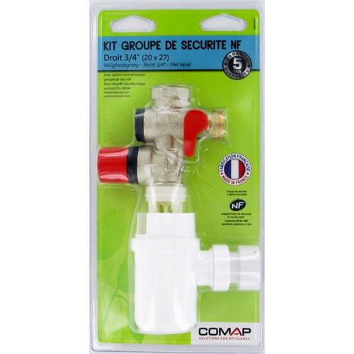 Groupe De Sécurité 889 Comap 3/4' 20x27 Droit Avec Siphon D'évacuation