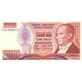 Billet Turkie 20 000 Lira