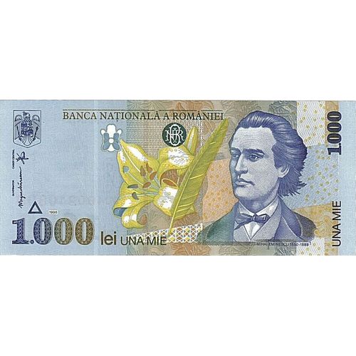 Billet 1000 Lei Eminescu 1998