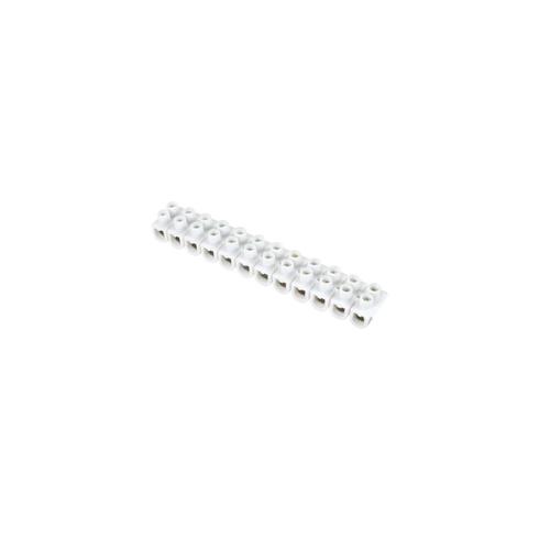 Barrette de connexion DEBFLEX 6mm2 blanc 12 plots