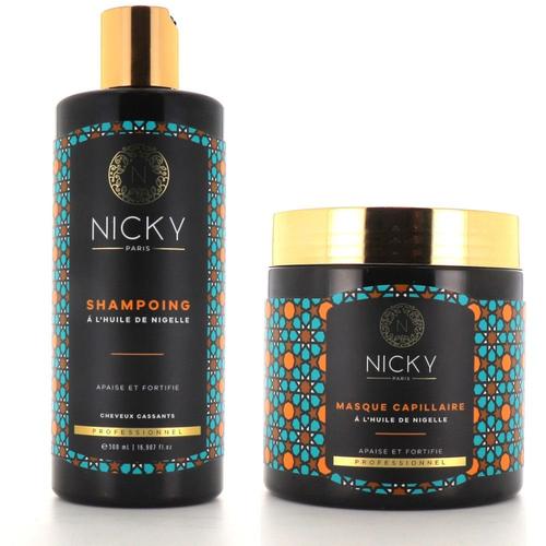 Nicky Paris - Lot De Shampoing Et Masque À L'huile De Nigelle - 