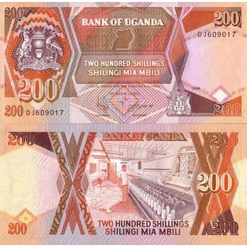 Billet Ouganda 200 Shiling