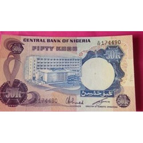 Billet Nigeria 50 Kobo