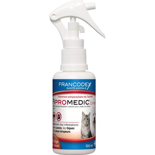 Traitement Antiparasitaire Fipromedic Francodex En Spray 100ml