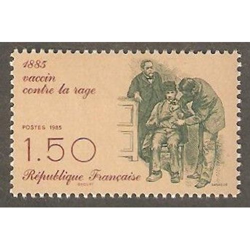 Centenaire Vaccin De La Rage- 1,50 F - 1985