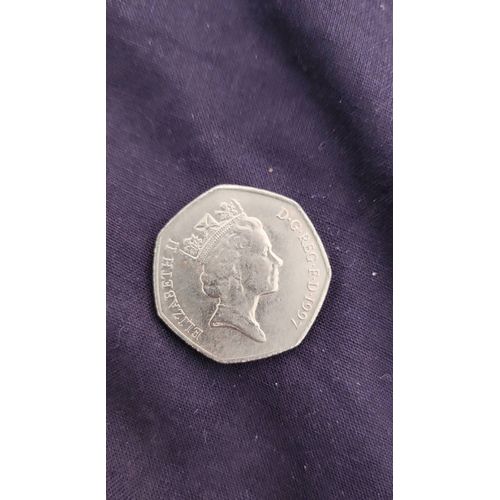 Pièce 50 Pence Elisabeth Ii -1997