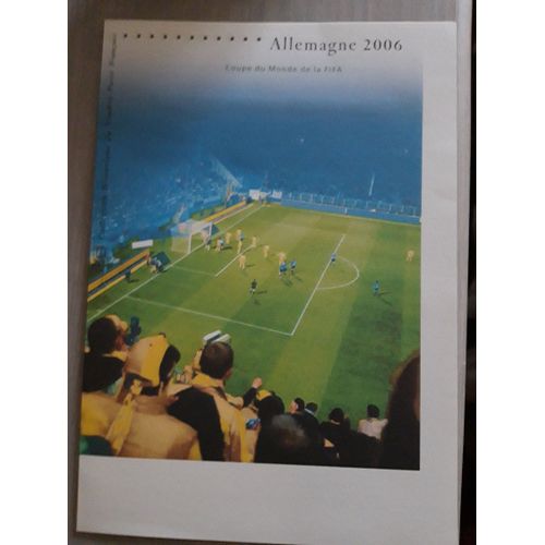 Document Philatelique Bloc Allemagne 2006 Coupe Du Monde Fifa