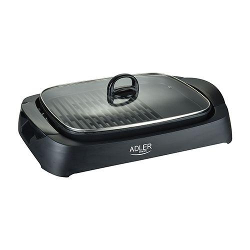 Adler Ad 6610 Barbecue Et Grill Dessus De Table Electrique Noir 3000