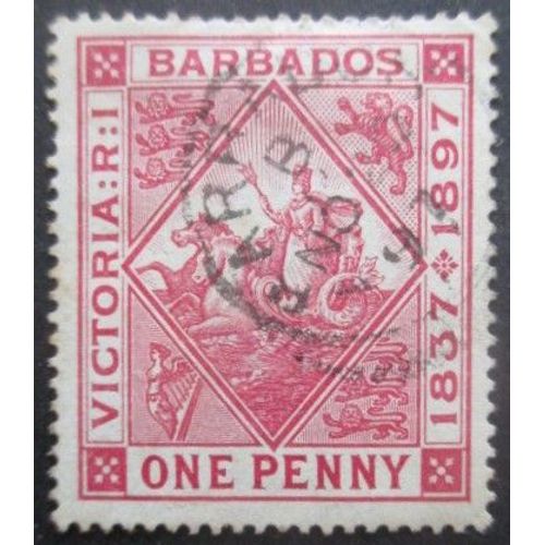 Barbade N°62a Oblitéré