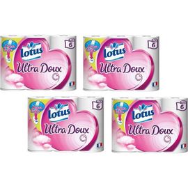 Lotus Ultra Doux Papier Hygiénique Aquatube 24 Rouleaux[N536] 