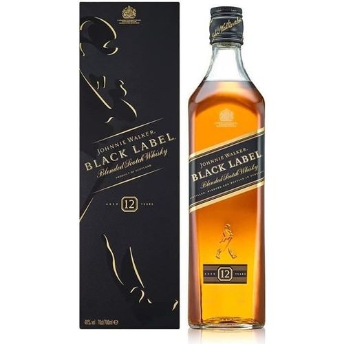 Johnnie Walker Black Label Blended Scotch Whisky 70 Cl