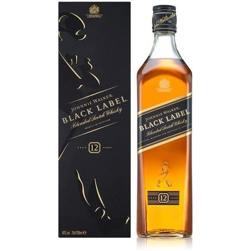 Johnnie Walker Black Label Blended Scotch Whisky 70 Cl