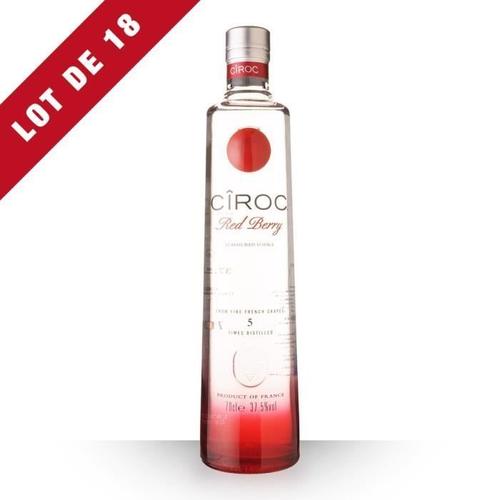 Lot De 18 - Ciroc Red Berry - 18x70cl - Vodka