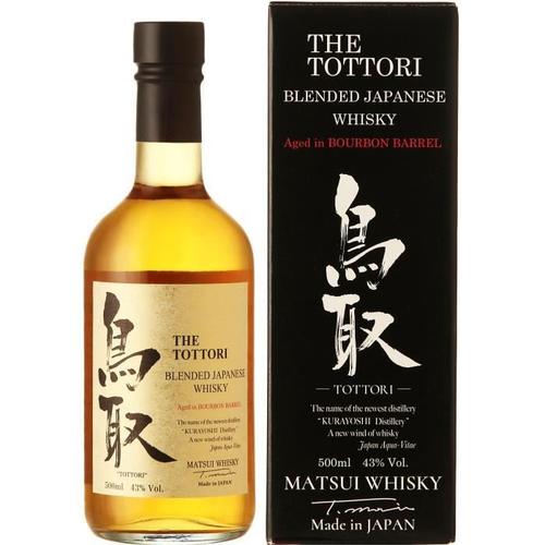 Tottori Whisky Japonais Bourbon Finish 43% 50 Cl