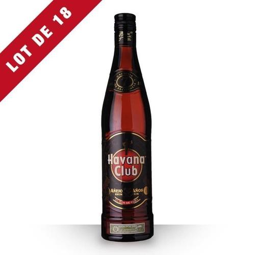 18x Rhum Havana Club 7 Ans 70cl - Rhum Rhum Vieux