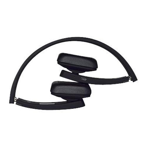 Halterrego H.Swallow - Écouteurs avec micro - sur-oreille - Bluetooth - sans fil - noir