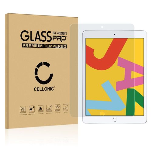 Protection D'écran En Verre Apple Ipad 10.2 2019 (7th Gen) (3d Full Cover, 9h, 0,33mm, Full Glue) Verre Trempé