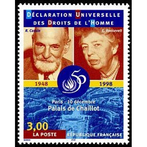 Timbres Déclaration Universelle Des Droits De L'homme 1948-1998