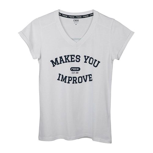 Vetements: T-Shirt Nox Basic Blanc Femme-Taille-S