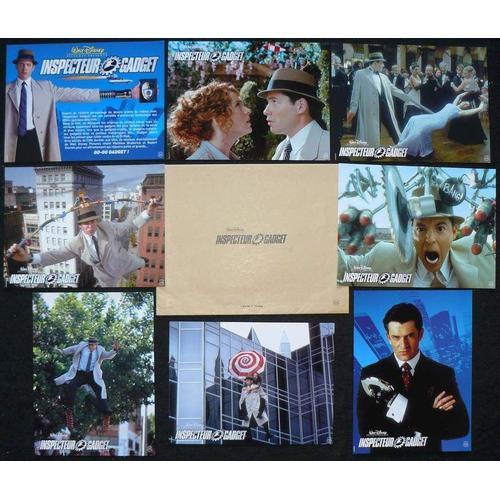 Inspecteur Gadget - Walt Disney - Matthew Broderick - Jeu De 8 Photos Couleurs Avec Pochette - 1999 -