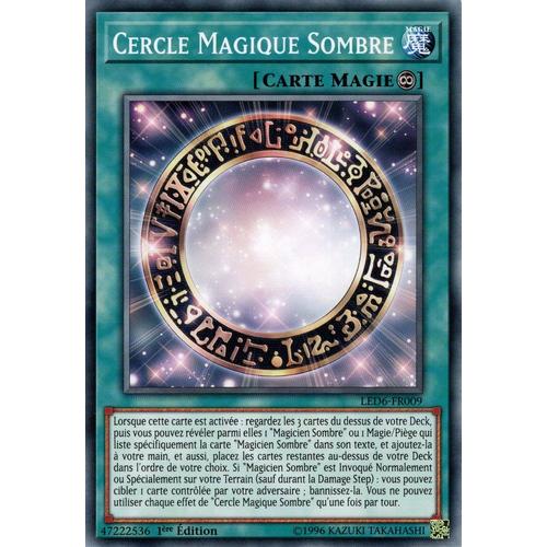 Carte Yu Gi Oh CERCLE MAGIQUE SOMBRE LED6-FR009 x 3 