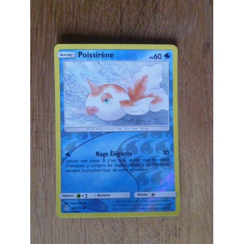 Carte Pokemon Poissirene Brillante 48/214 - Sl10 - Alliance Infaillible