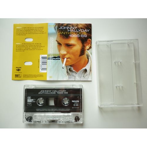 Johnny Hallyday Cassette K7 Album Anthologie 1966-69