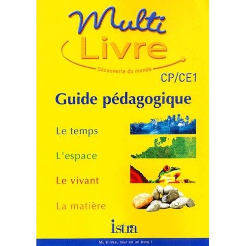 Multi Livre Cp/Ce1 - Guide Pédagogique