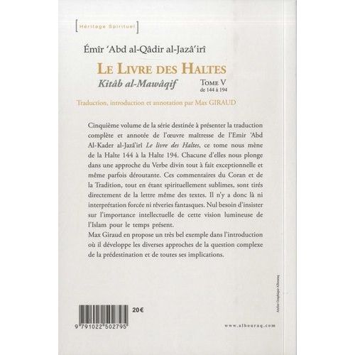 Le Livre Des Haltes - Tome 5, De 144 À 194