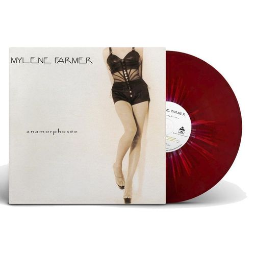 Mylene Farmer Album 33tours Anamorphosée Exclusivité Vinyle Couleur Rouge Splatter