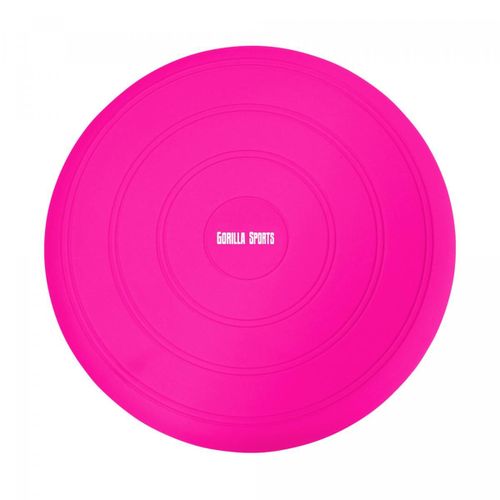 Gorilla Sports - Coussin D'équilibre Gonflable Ø 33 Cm - 9 Coloris - Couleur : Fuchsia