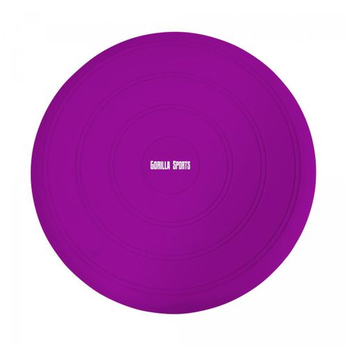 Gorilla Sports - Coussin D'équilibre Gonflable Ø 33 Cm - 9 Coloris - Couleur : Violet