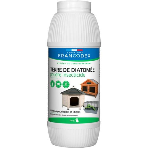 Poudre Insecticide FRANCODEX Terre de Diatomée 250g